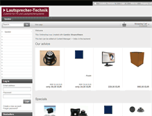 Tablet Screenshot of lautsprecher-technik.de